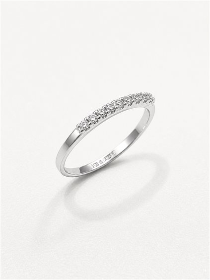 Anello Vidali Gioielli Donna in Oro bianco Zircone ANOR-88-34 - ANOR-88-34